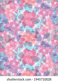 Elegant seamless pattern with jasmine flowers, design elements. Floral  pattern for invitations, cards, print, gift wrap, manufacturing, textile, fabric, wallpapers