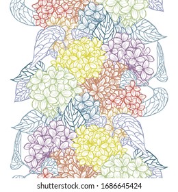 Diseño elegante, con flores lilas y elementos de diseño. Patrón floral para invitaciones, tarjetas, papel, envoltura de regalo, manufactura, textiles, tejidos, papeles pintados