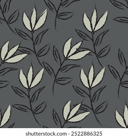 Elegante padrão sem emenda com flores lírio, elementos de design. Padrão floral para convites, cartões, impressão, envoltório de presente, fabricação, têxtil, tecido, papéis de parede