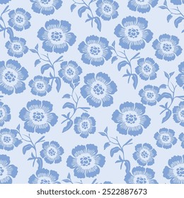 Elegant seamless pattern with lily flowers, design elements. Floral pattern for invitations, cards, print, gift wrap, manufacturing, textile, fabric, wallpapers
