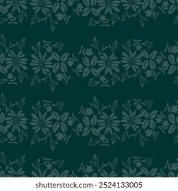 Elegant seamless pattern with lily flowers, design elements. Floral pattern for invitations, cards, print, gift wrap, manufacturing, textile, fabric, wallpapers