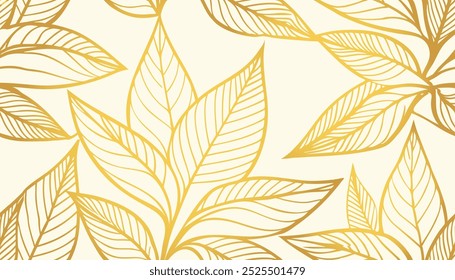 Elegant seamless pattern in modern style. Abstract cute minimalist background. Geometric texture of plants and petals vector illustration.