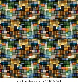 elegant seamless pattern with mosaic imitation for your design