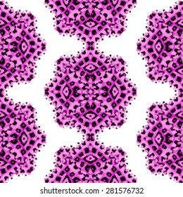 Elegant seamless pattern with oil painted decorations, design elements. Can be used for wedding invitations, greeting cards, scrapbooking, print, gift wrap, manufacturing