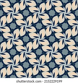 Elegant seamless pattern. Overlapping art forms, stripes, polygons, segments are grouped and arranged in a certain order. Vector. 