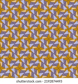 Elegant seamless pattern. Overlapping art forms, stripes, polygons, segments are grouped and arranged in a certain order. Vector. 