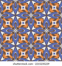 Elegant seamless pattern. Overlapping art forms, stripes, polygons, segments are grouped and arranged in a certain order. Vector. 