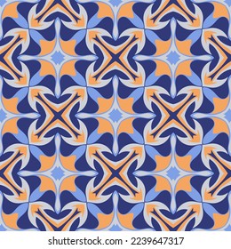Elegante patrón impecable. Las formas de arte superpuestas, las rayas, los polígonos, los segmentos se agrupan y organizan en un orden determinado. Vector. 
