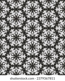 Elegant seamless pattern. Overlapping art forms, stripes, polygons, segments are grouped and arranged in a certain order. Vector. 
