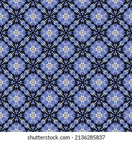 Elegant seamless pattern. Overlapping ornate shapes, stripes, segments and polygons are grouped and arranged in a specific order. Vector. 