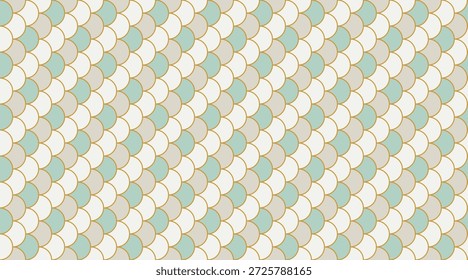 Elegantes, nahtloses Muster überlappender Pastellskalen.  Perfekt für Website-Hintergründe, Textil-Design oder Schreibwaren.