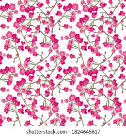 Elegantes, nahtloses Muster mit Rosenblumen, Design-Elementen. Blumenmuster für Einladungen, Karten, Druck, Geschenkverpackungen, Herstellung, Textilien, Gewebe, Wallpaper