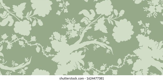 Elegant seamless pattern with roses flowers, design elements. Floral pattern for invitations, cards, print, gift wrap, manufacturing, textile, fabric, wallpapers