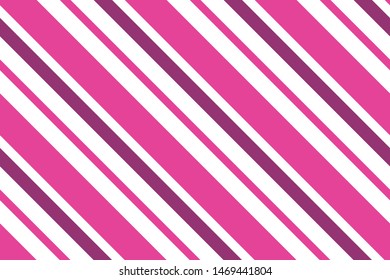 Elegant seamless pattern with slanted lines. Vector illustration. Different shades of pink color