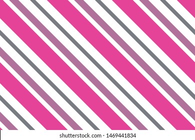 Elegant seamless pattern with slanted lines. Vector illustration. Different shades of pink color