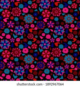 Elegant seamless pattern with sunflowers, design elements. Floral  pattern for invitations, cards, print, gift wrap, manufacturing, textile, fabric, wallpapers