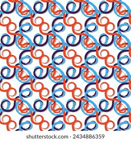 Elegant seamless pattern with swirls. Vector illustration for print, fabric, cover, packaging, interior decor, blog decoration and other your projects.