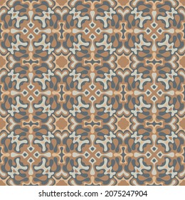 Elegant seamless pattern with Turkish motives.  Vector illustration for print, fabric, cover, packaging, interior decor, blog decoration and other your projects.