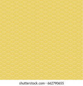 Elegant Seamless Pattern for your designs. Vector endless pattern decorated by beautiful outline shapes. Inspired by Oriental motives.