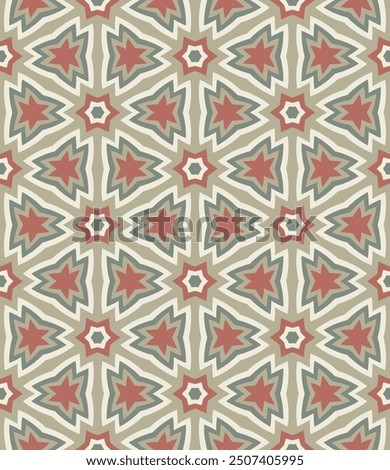 Elegant seamless pattern.Overlapping art forms, stripes, polygons, segments are grouped and arranged in a certain order. Vector. 