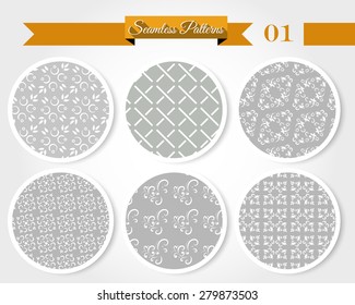 elegant seamless patterns, pattern concept