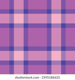 Elegant seamless plaid pattern in soft purple and pink hues.  Perfect for textile design, wrapping paper, fashion, and website backgrounds.