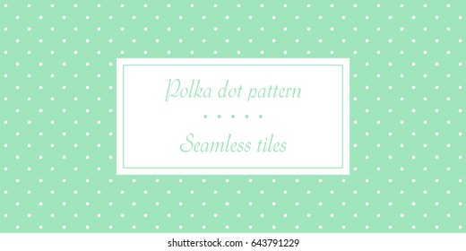 Elegant seamless polka dot pattern for fashion minimalistic design.