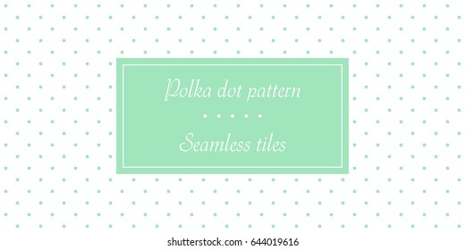 Elegant seamless polka dot pattern for fashion minimalistic design.