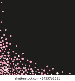 Elegant Sequins. Golden Abstract Element. Scrapbook Offer. Pink Grunge Print. Rose Scatter Particle. Decoration Stardust. Feminine Brochure. Golden Elegant Sequins