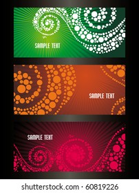 elegant set business cards