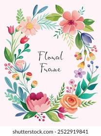 Elegant set of floral  cards with beautiful  floral