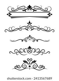 Elegant set of vintage ornaments	