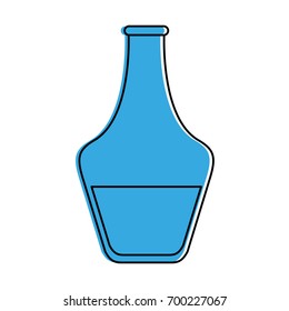 elegant shape bottle icon image 