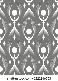 Elegant Shape Raven Illustration, Animal skin feathers, Birds, simple design tail, world planets soft lines, with color sets: Cyan Blue, Black and white, Cream, Azure Blue, Viridian, backgrounds 