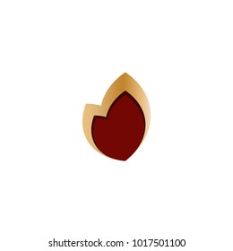 Elegant Shape Red Gold