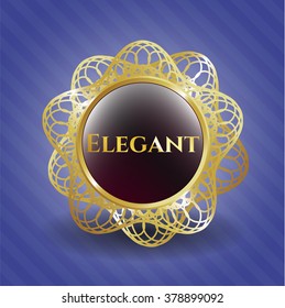 Elegant shiny badge