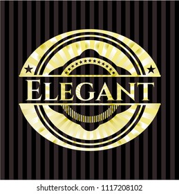 Elegant shiny emblem