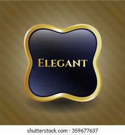 Elegant shiny emblem