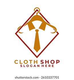 Elegant Shirt logo design vector. Man Cloth logo design icon template