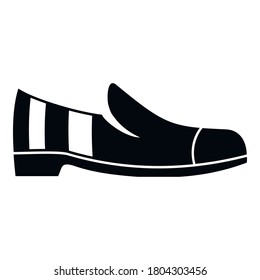 Elegant shoe repair icon. Simple illustration of elegant shoe repair vector icon for web design isolated on white background