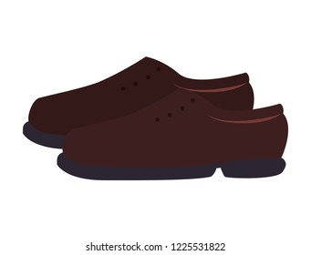 elegant shoes isolated icon