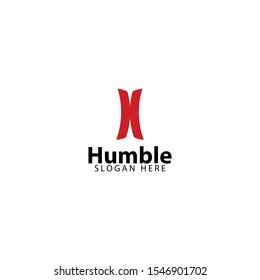 elegant sign humble logo vector concept  