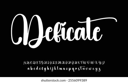  Elegant Signature Font. Best Alphabet Beautiful Calligraphy Signature Font