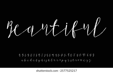  Elegant Signature Font. Best Alphabet Beautiful Calligraphy Signature Font