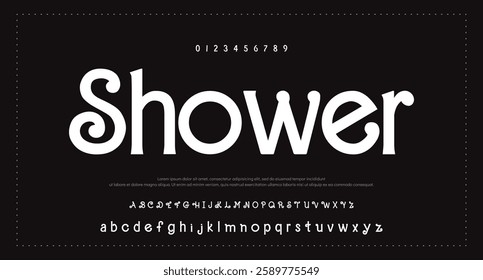 Elegant Signature Font. Best Alphabet Beautiful Calligraphy Signature Font lettering
