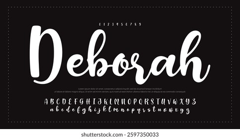 Elegant Signature Font. Best Alphabet Beautiful Calligraphy Signature Font