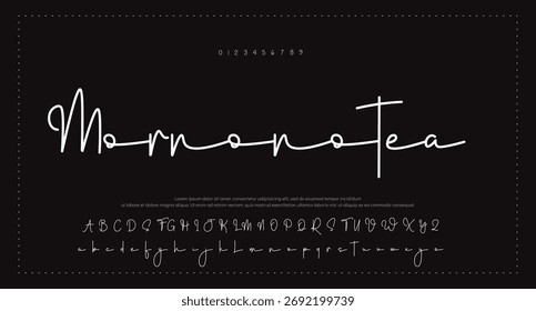  Elegant Signature Font. Best Alphabet Beautiful Calligraphy Signature Font 
