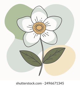 Elegant silhouette of flowers icon vector illustration perfect for various design projects. Features a detailed floral outline, ideal for creating stunning visuals