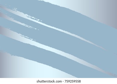 Elegant Silver Blue  Background with artistic brush texture in pastel  light blue. Great for advertising, social media, web, blog, flyer, poster, placard, brochure, invitation, cover