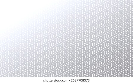 Elegant Silver Geometric Pattern Background with Subtle Gradient and Intricate Design for Modern Wallpaper or Abstract Texture, Ideal for Digital Design and Decoration